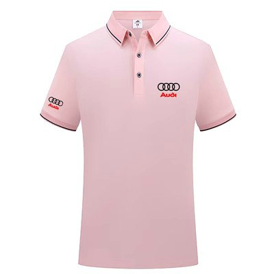 Polo Audi Homme Tennis Manches Courtes 2023 Polo Extérieur été Loisirs Sports T-Shirt